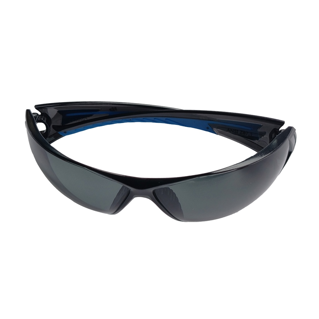 [VR-ANT-0201] ANTEOJO DE SEGURIDAD GRIS - PUENTE SILICONA - ANTIRAYA - PROTECCIÓN UV