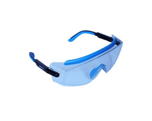 [VR-ANT-0300] ANTEOJO DE SEGURIDAD ECONÓMICO TRANSPARENTE - PUENTE SILICONA - ANTIRAYA - PROTECCION UV