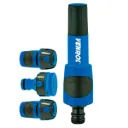 KIT LANZA DE RIEGO Y ACOPLES PARA MANGUERA 1/2"