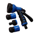 KIT HIDROPISTOLA MULTIFUNCIÓN 7 POSICIONES Y ACOPLES PARA 1/2"