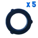 ORING PLANO DE 1/2" PARA ADAPTADOR CANILLA X 5 UN.