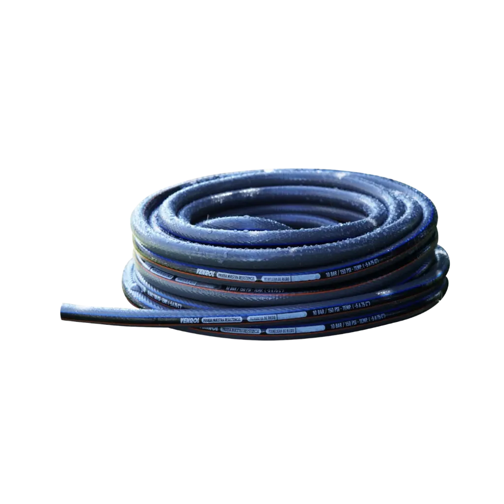 [VR-RIE-4000] MANGUERA REFORZADA TRICAPA DE 1/2 " X 15 MTS