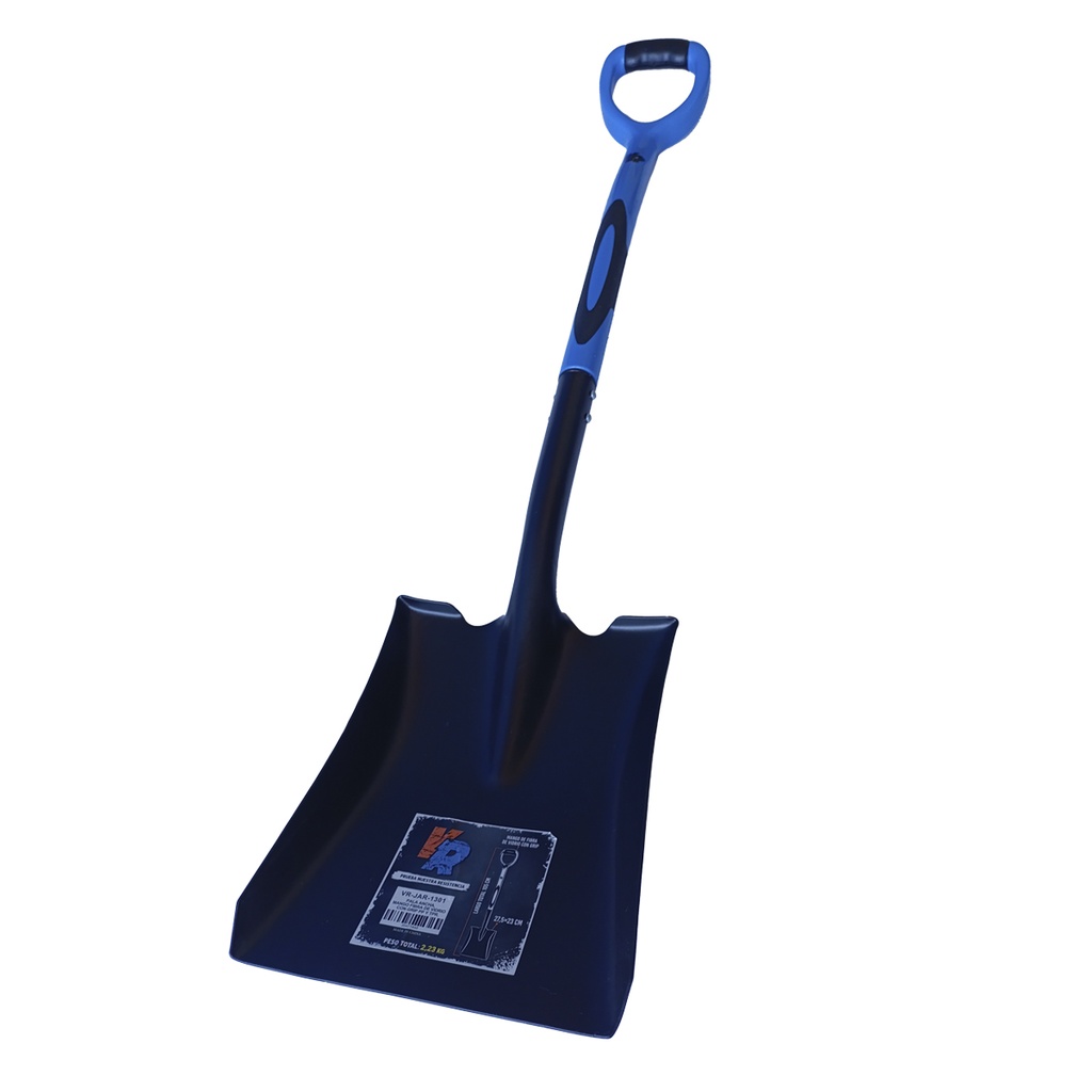 [VR-JAR-1301] PALA ANCHA - MANGO FIBRA DE VIDRIO CON GRIP - LARGO TOTAL 105 CM