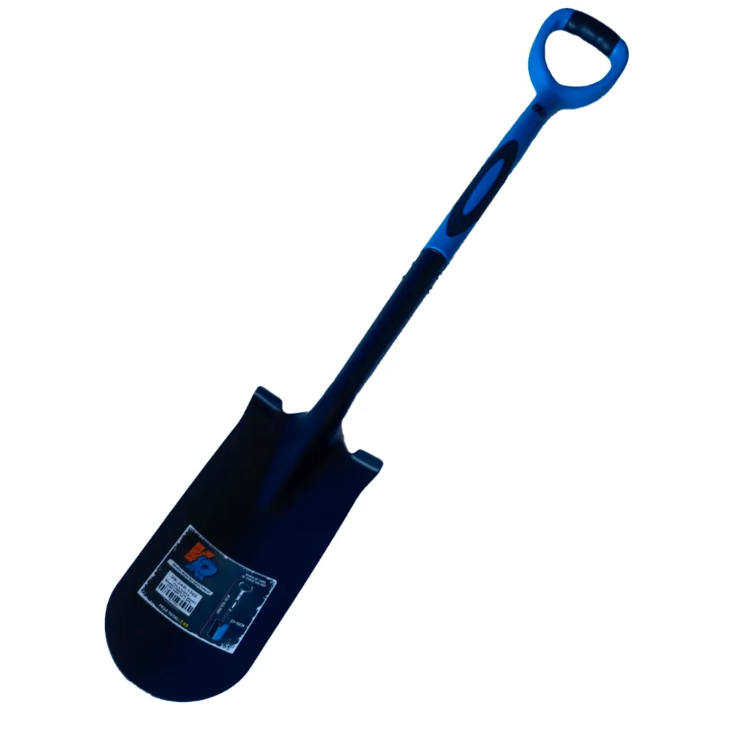 [VR-JAR-1302] PALA PUNTA - MANGO FIBRA DE VIDRIO CON GRIP - LARGO TOTAL 119 CM