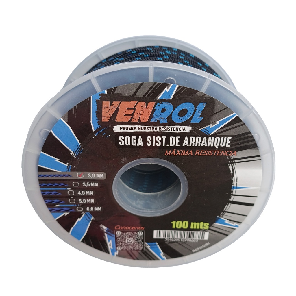 [VR-SOG-3] SOGA SIST ARRANQUE 3.0 MM - 100 MT