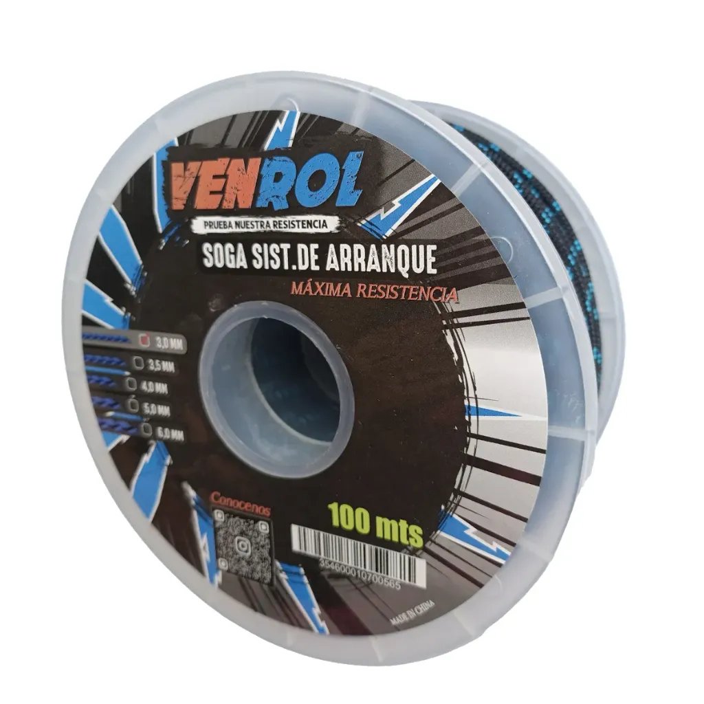 [VR-SOG-3] SOGA SIST ARRANQUE 3.0 MM - 100 MT