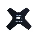 CUCHILLA PARA DESMA 4 DIENTES REFORZADA 2 MM / CENTRO 20 - 25 MM