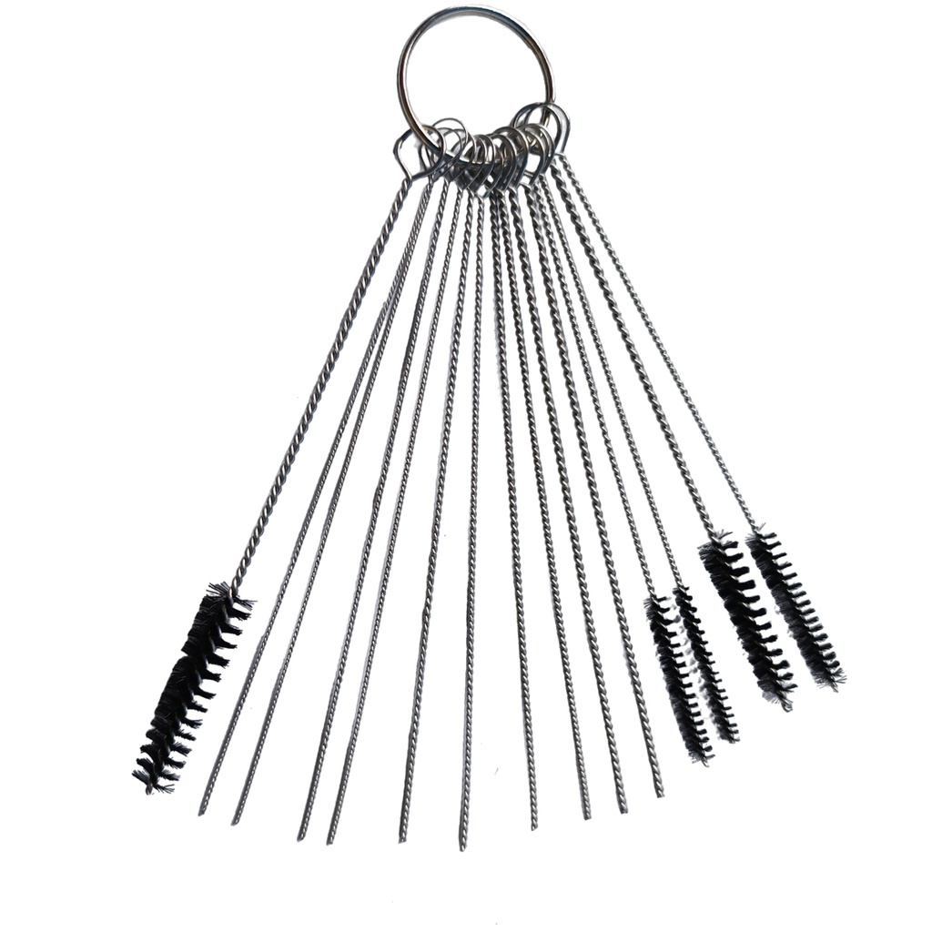 [VR-HER-0200] KIT CEPILLOS PARA LIMPIAR CARBURADORES