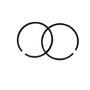 JUEGO DE AROS (X 2) 35 X 1.5 MM