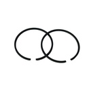 JUEGO DE AROS (X 2) 38 X 1.5 MM