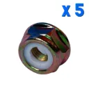 TUERCA IZQ CUCHILLA 10 x 1.25 PARA VENROL D40 - D26 - CHINAS 26-33-43-52 - ECHO 4605 - OLEO MAC 38 - 44 -741 X 5 UN.