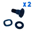 TORNILLO EMBRAGUE Y ARANDELA PARA VENROL D40 Y HUSQ 143 RII X 2 UN.