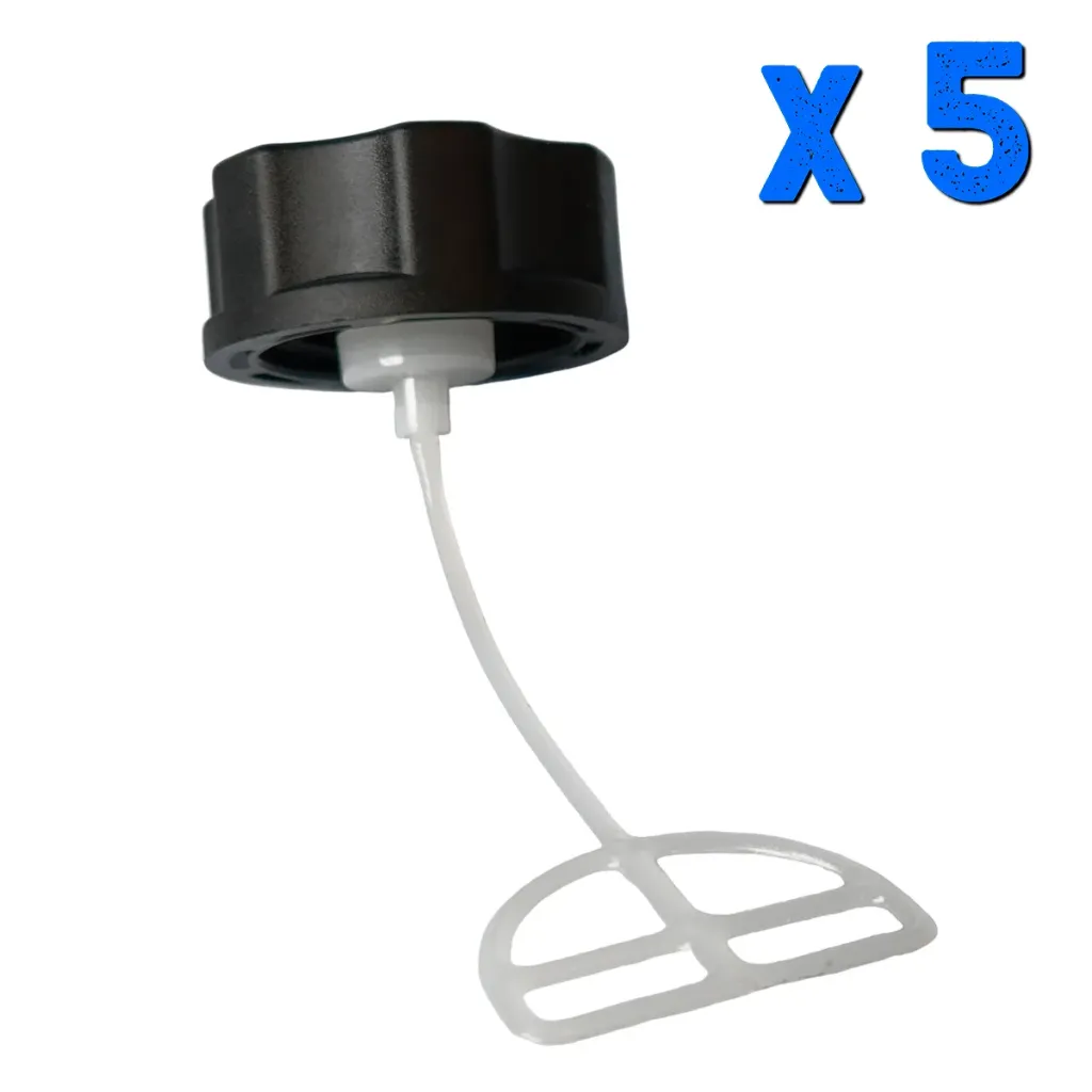 [VR-2803] TAPA TANQUE COMB. PARA VENROL D26 - CHINAS 26 - 33 - 43 - 52 CC - 33 MM X 5 UN.