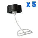 TAPA TANQUE COMB. PARA VENROL D26 - CHINAS 26 - 33 - 43 - 52 CC - 33 MM X 5 UN.