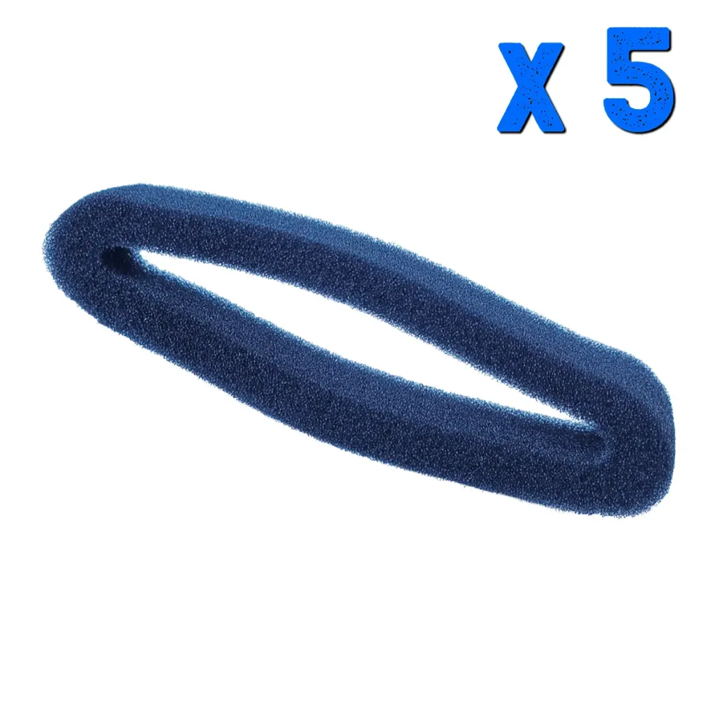 [DE-CHI-3400] FILTRO DE AIRE GOMA ESPUMA REDONDO PARA VENROL D40 - D26 - CHINAS 26 - 33 - 43 - 52 CC X 5 UN.