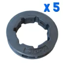 ANILLO DE PIÑÓN 3/8 - 7 ESTRÍAS AGUJERO GRANDE PARA STIHL X 5 UN.