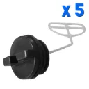 TAPA TANQUE DE COMBUSTIBLE PARA CHINAS 38 - 45 - 52 CC X 5 UN.