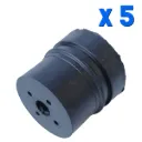 TACO ANTIVIBRATORIO INFER DELANT PARA VENROL M72 - STIHL MS 380 - 381 X 5 UN.