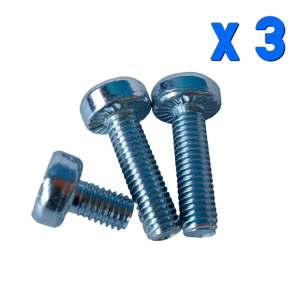 [MT-STH-3561] TORNILLOS DE ESCAPE PARA VENROL M72 - STIHL MS 381 - 382 x 3 UN.