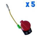LLAVE DE PARE UNIVERSAL 1 CABLE X 5 UN.