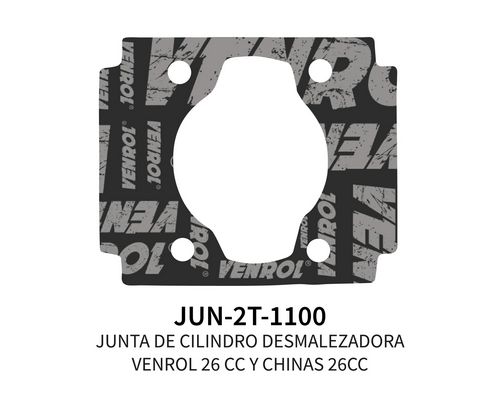 [JUN-2T-1100] JUNTA DE CILINDRO DESMA PARA VENROL D26 - CHINAS 26 CC X 5 UN.