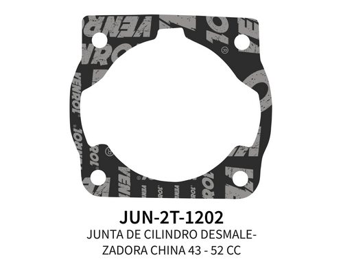 [JUN-2T-1202] JUNTA DE CILINDRO DESMA PARA CHINA 43 - 52 CC X 5 UN.