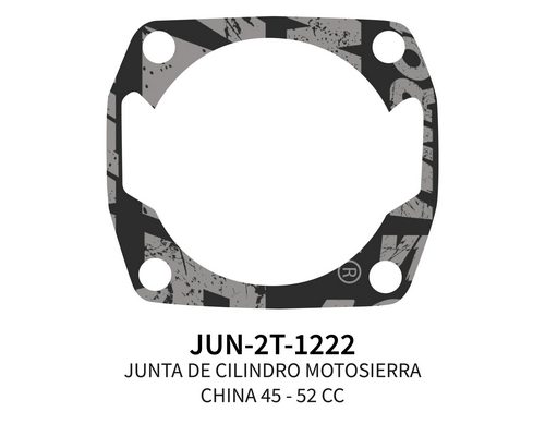 [JUN-2T-1222] JUNTA DE CILINDRO MT PARA CHINA 45 - 52 CC X 5 UN.
