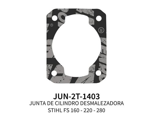 [JUN-2T-1403] JUNTA DE CILINDRO DESMA PARA STHIL FS 160 - 220 - 280 X 5 UN.