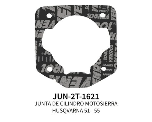 [JUN-2T-1621] JUNTA DE CILINDRO MOTOSIERRA HUSQVARNA 51 - 55 X 5 UN.