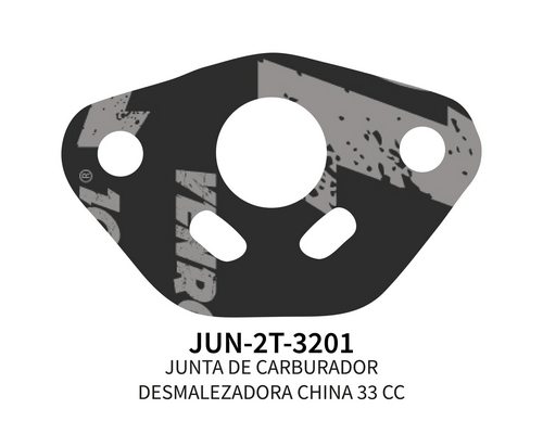 [JUN-2T-3201] JUNTA DE CARBURADOR DESMA PARA CHINA 33 CC X 5 UN.
