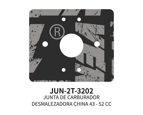 [JUN-2T-3202] JUNTA DE CARBURADOR DESMA PARA CHINA 43 - 52 CC X 5 UN.