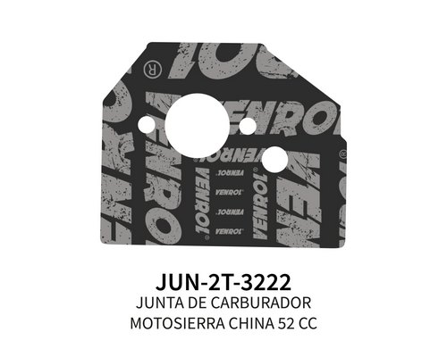 [JUN-2T-3222] JUNTA DE CARBURADOR MT PARA CHINA 52 CC X 5 UN.