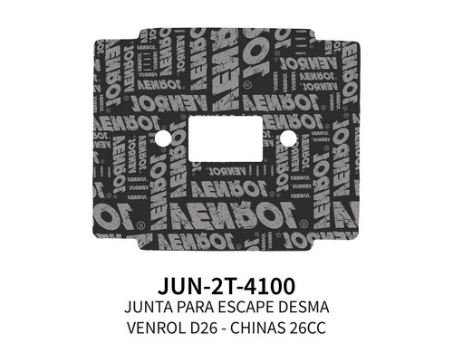 [JUN-2T-4100] JUNTA PARA ESCAPE DESMA VENROL D26 - CHINAS 26CC X 5 UN.