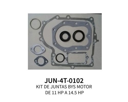 [JUN-4T-0102] KIT DE JUNTAS PARA MOTOR B&S 11 HP A 14.5 HP