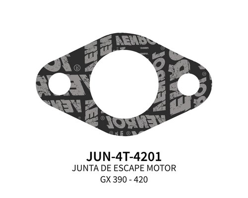 [JUN-4T-4201] JUNTA DE ESCAPE PARA MOTOR GX 390 - GX 420 X 5 UN.