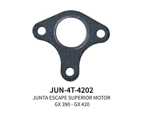 [JUN-4T-4202] JUNTA DE ESCAPE SUPERIOR PARA MOTOR GX 390 - GX 420 X 5 UN.