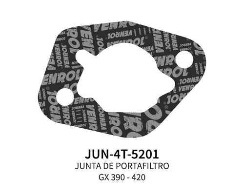 [JUN-4T-5201] JUNTA DE PORTA FILTRO PARA MOTOR GX 390 -GX 420 X 5 UN.