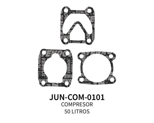 [JUN-COM-0101] KIT DE JUNTAS DE CABEZAL PARA COMPRESOR 25 - 50 LT FLAPPER EN V