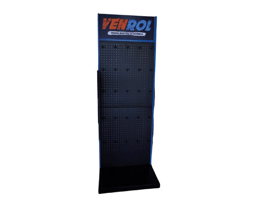 [MER-EXHIB-1] EXHIBIDOR COMERCIAL CHAPA DE PIE SIMPLE ALTO 190 CM / ANCHO 75 CM