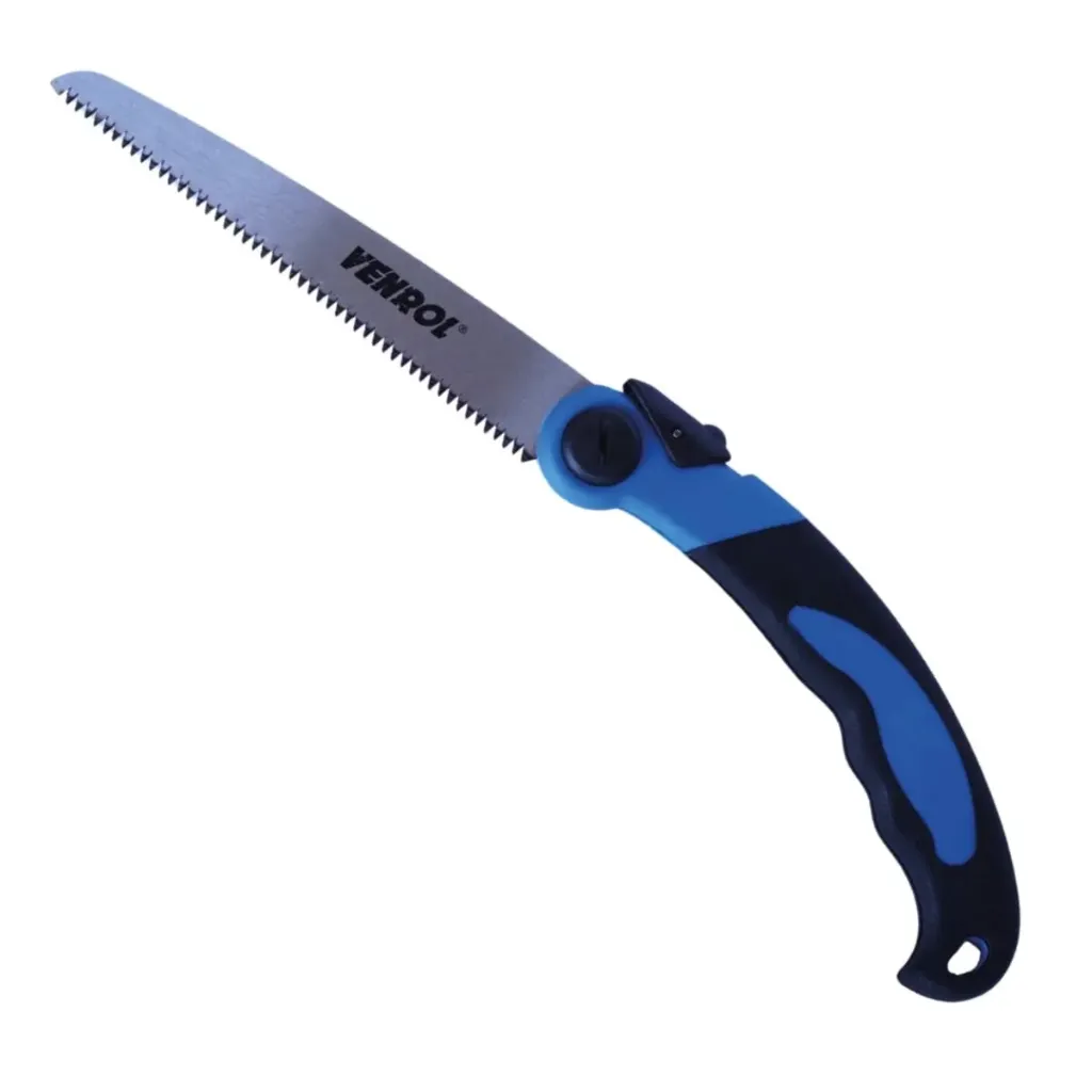 [VR-JAR-0700] SERRUCHO PLEGABLE CON HOJA DE ACERO SK5 DE 210 MM PREMIUM CUCHILLA ABRASIVA DE 3 LADOS