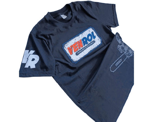 REMERA VENROL ALGODON CUELLO REDONDO SERIGRAFIA (S)