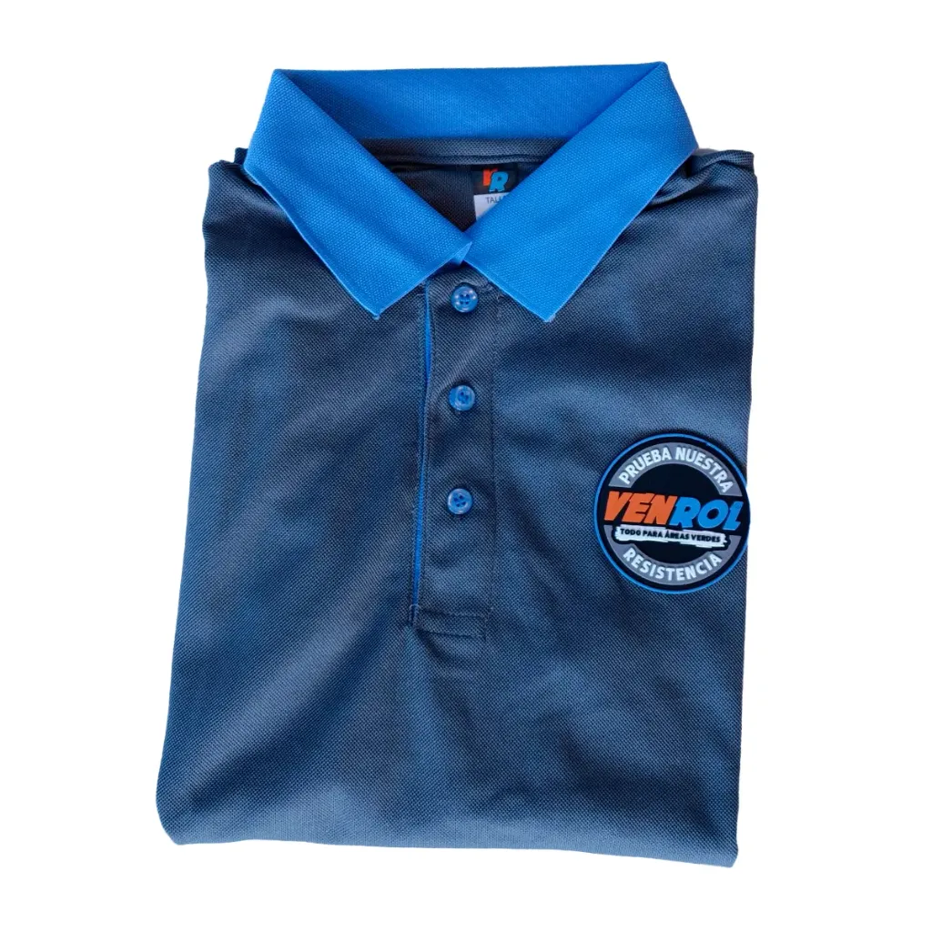 REMERA VENROL PIQUE LOGO PVC
