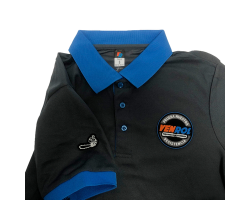 REMERA VENROL PIQUE LOGO PVC