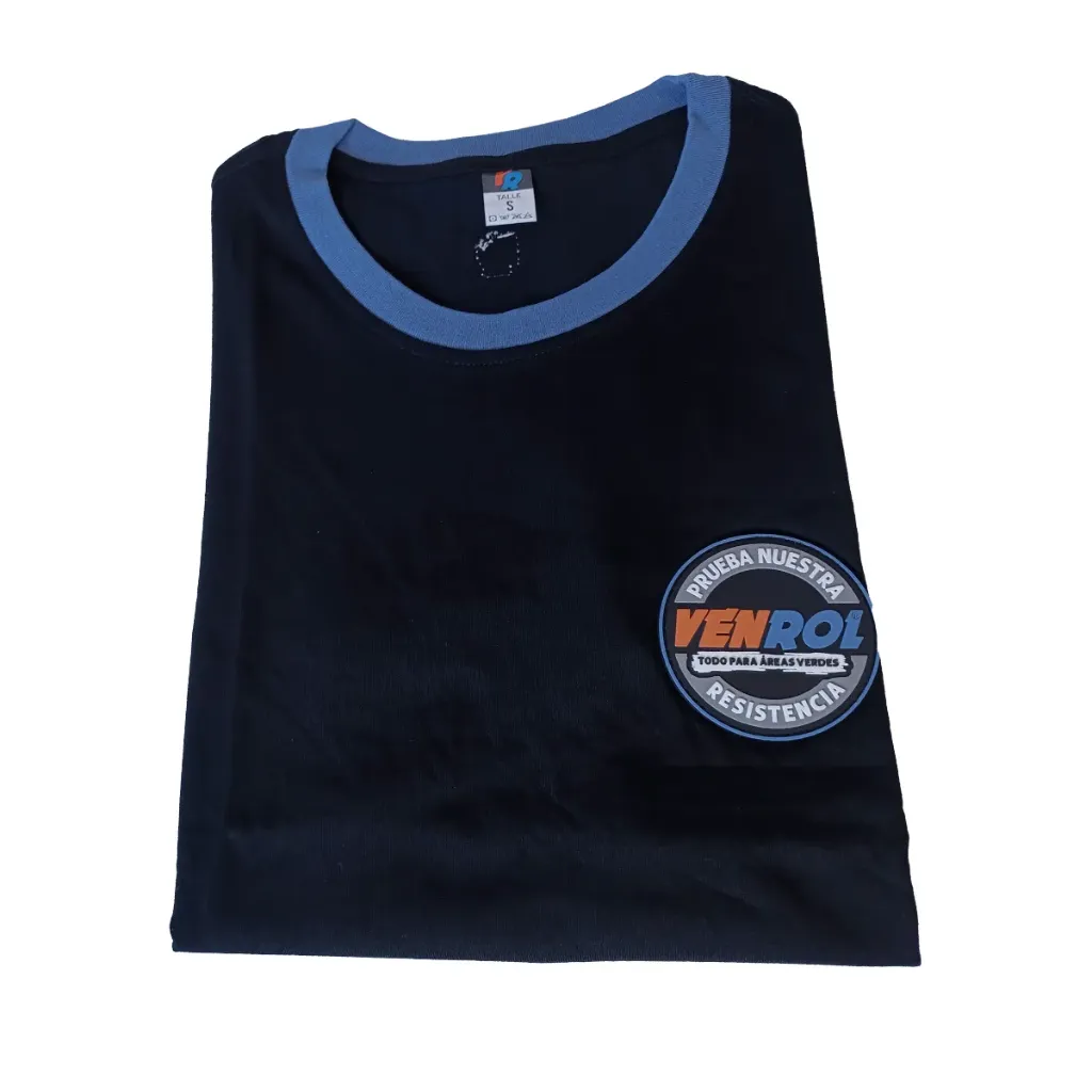[REM-ALG-PVC-S] REMERA VENROL ALGODON CUELLO REDONDO PVC (S)