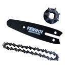 KIT ESPADA - CADENA Y PIÑÓN MINI MOTOSIERRA A BATERÍA PASO 1/4 - 4"