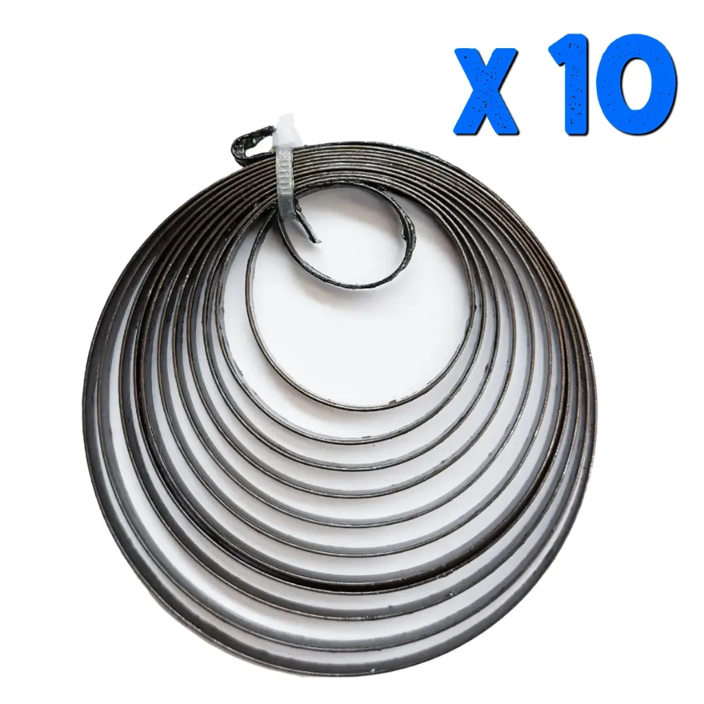 [RESORTESX10] PACK X 10 RESORTES DE ARRANQUE DESPIECE 235 CM PARA VENROL D40 - CHINAS 33-43-52- HUSQ 143 RII - ECHO 4605